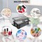 6-Pack Mini Plastic Storage Boxes with Locking Lids – Clear & Colored Organizer Boxes for Crafts, Jewelry, Stationery, Sewing, and Home or Office Supplies